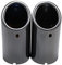 Auspuffspitzen 2 STÜCKE Für B&MW Serie 3 E30 E36 E46 E90 E91 E92 E93 F30 F31 F34 G20 F35 M3 Carbon Auto Auspuff Endschalldämpfer Endrohrabdeckung Auspuff Schalldämpfer ( Color : FOR E30 E36 E46 A , Si