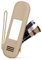 LOPHE 1PC Makeup Brush Holder, Soft Silicone Makeup Travel Organizer with Lanyard, Khaki Makeup Brush Organizer, Portable Cosmetic Face Brush Case, Fashion Makeup Tools Organizer for Women Girls
