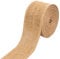Cozlly 10 Meter Jutebandrolle, 6 cm Breit Juteband Rolle Natur, Natürliche Sackleinen Juteband, Vintage Geschenkband, Sackleinen Stoff Dekoband, Leinenband für Geschenkverpackung, DIY Handwerk