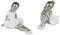 itsisa Dekofigur Skulptur Ballerina (2er Set) - Deko Tänzerin, Ballett, Trophäe, Büste, Balletttänzer