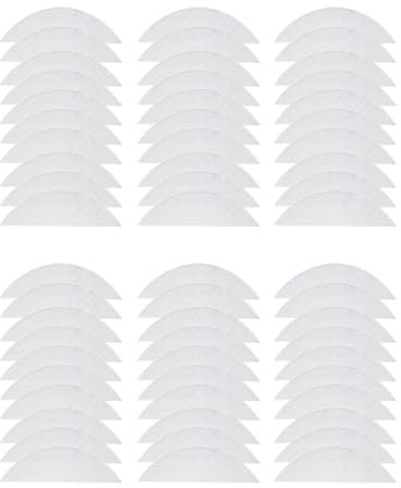 SteFik 60 pièces de serpillière jetable. Compatible for aspirateur Xiaomi Lydsto R1, Kit d'accessoires de Remplacement for la Maison, élimine la poussière