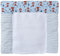 Baby Delux Wickelauflage 75x70 cm weiche Wickelunterlage Wickeltischauflage mit Frotteeauflage wasserdicht waschbar (Fuchs blau)