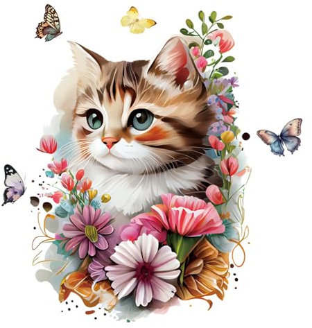 Toilettenaufkleber Deckel Lustig 3D Tier Selbstklebend PVC Deckel WC Aufkleber Badezimmer Wandtattoo Sticker Wasserdicht Toilette Aufkleber (Katze)