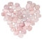 Rockcloud 1 lb Natural Tumbled Polished Stone Reiki Crushed Crystal Irregular Shaped Stone for Jewelry Making Home DIY Garden Decoration, Rose Quartz
