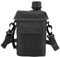 Bewinner Outdoor Water Bottle - 2L Portable Water Canteen with Waist Bag, Multi Fuctional PVC Flat Camping Water Bottle for Military Surplus or Bushcraft Gear (Black)
