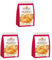 St Michel Madeleines Moelleuses Natures x10 en sachet individuel 250g (Lot de 3)