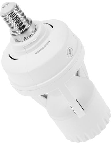 DIYEAH 1 pièce Douille Détecteur de Mouvement Adaptateur Lampe Pratique pour Intérieur Compatible avec Ampoules LED Installation Facile