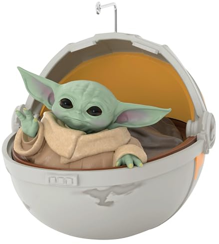 Hallmark Andenken The Mandalorian Ornament – Grogu & Hover Kinderwagen Design