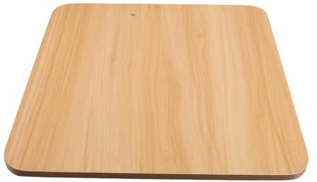 Quadratische Tischplatte 40x40cm aus Density Board für Beistelltische | Glatte Oberfläche, 2, 5cm Stärke, Wasserfest und Pflegeleicht, Passend für Kompakte Wohnräume und Gewerbe