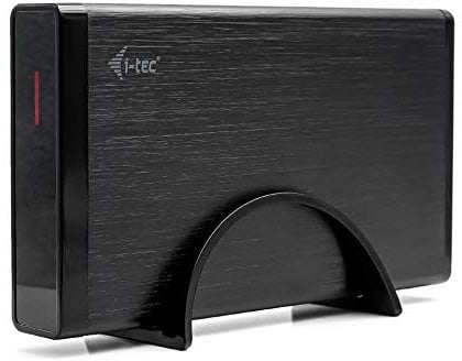 i-tec Externe Festplatte 1TB 3,5 USB 3.0 mit Netzteil für PC Laptop Xbox Ps4 Ps5 TV kompatibel mit Windows Mac Linux