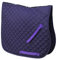 Rhinegold 0 Cotton Quilted Saddle Cloth-Full-Purple Schabracke, violett, Volle Größe