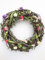 Holzmichel Kranz aus Naturzweigen mit Blüten, 25 cm, Türkranz, Osterkranz