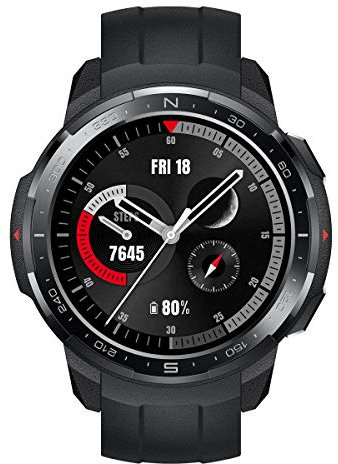 HONOR Watch GS Pro - Smartwatch GPS Multisport con Corpo Robusto e Resistente, 25-Giorni Batteria Durata, 1,39 Pollici AMOLED, IP68, Frequenza Cardiaca 24-ore, compatibile con Android e iOS (Nero)
