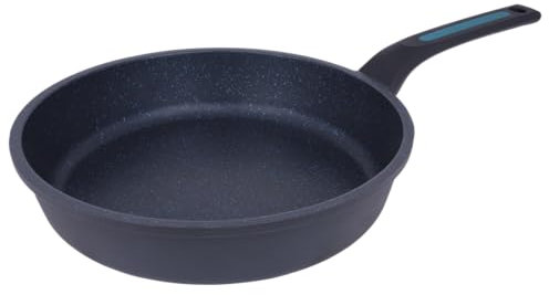 Arcos Thera Sartén Antiadherente de 30 Cm para Inducción, Gas y Vitrocerámica. Sartén de Cocina Grande de Aluminio Fundido con Mango Ergonómico Extraíble y Apta para Lavavajillas. Color Negro y Azul