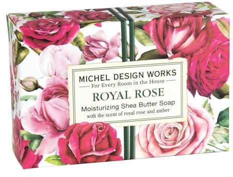 Michel Design Works Single Soap in Gift Box Handseife in Geschenkbox 125g Royal Rose
