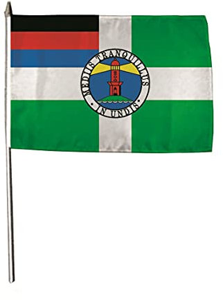 U24 Flagge Fahne Stockflagge Borkum 30 x 45 cm Stockfahne 3er Pack
