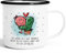 Moonworks® Emaille-Tasse Kaktus Luftballon Liebe Lustig Geschenk Valentinstag Jahrestag Liebeserklärung Mann Frau weiß-schwarz Emailletasse
