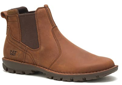 CAT Herren Exkursion Chelsea-Stiefel, lederbraun, 40 EU