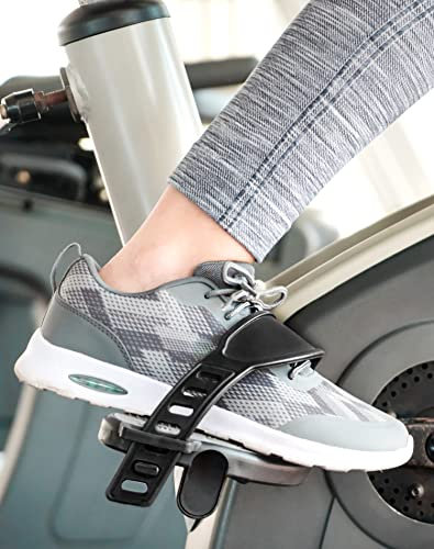 QWORK® 2 Paar Heimtrainer Pedal Straps Universal Pedalriemen Länge Verstellbar für Spinning Bikes Heimtrainer Fahrrad Heim oder Gym
