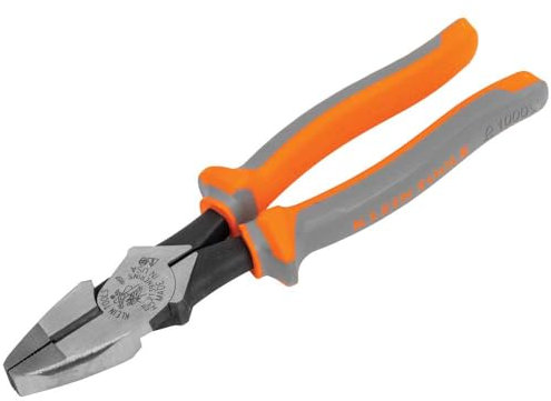 Klein Tools 2139NERINS 1000V Insulated Side Cutter Pliers, High Leverage Design, Induction Hardened Knives, 9-Inch
