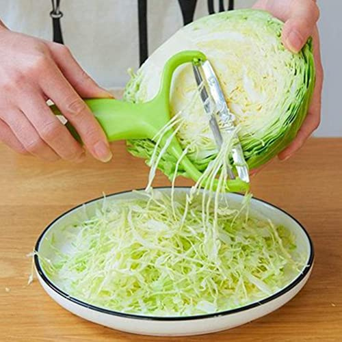 ZYWUOY Lot de 2 éplucheurs multifonctions Speed Y en acier inoxydable pour pommes de terre et choux