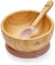 Tiggi Bamboo Baby Bowl from Suction Base Baby Weaning Bowl (Dusky Pink)