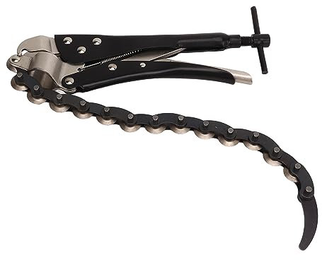 Locking Chain Clamp, Powerful Pliers Cutter Exhaust Pipe Chain Cutter for Cutting Metal Pipe,Copper Pipe,Aluminum Pipe,Iron Pipe