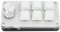 Mini,Macropad,Mini,One Handed Mechanical Keyboard Multifunction 6 Key Mini Gaming Keypad Shortcut Programmable Keyboard with Knob (Black White)