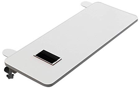 Ergonomics Desk Extension Bracket Fixing Clip, Desk Comfort Keyboard Drawer, Computer Elbow Eracket, Desktop Extension Board (Weiß 52X25Cm)