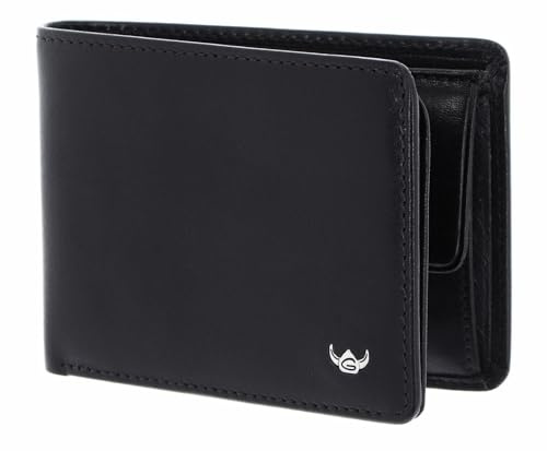 Golden Head Leder Geldbörse Colorado RFID Protect Minischeintasche 1196 Schwarz