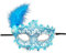Venezianische Maske Augenmaske Ballmaske Damen Und Herren Masked Singer Plüschtier Maskerade-Maske Halloween-Kostüm Kostüm Party Feder Spitze Juwel Auge Gesicht Schmuck Halten Karneval Ball Set Hoc