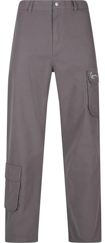 Karl Kani Herren KM241-082-3 Small Signature Washed Ribstop Cargo Pants