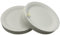 KURTT - 1000x Platos de cartón blanco 23 cm - Platos desechables - Platos de papel grandes - Platos de pastelería - Juego de platos - Fiesta/Cumpleaños/Platos de barbacoa.