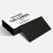 SANZIX 120 Stück leere Visitenkarten, 5,1 x 8,9 cm, 220 g/m², 36,3 kg, personalisierbar, schwarzer Karton, Visitenkartenpapier für Drucker, schwarz, blanko, Dankes- und Nachrichtenkarten.