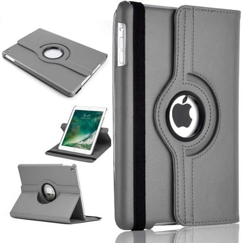 World biz Funda giratoria para iPad Mini 4 Mini 5 (7.9 pulgadas), iPad Mini4 (2015), iPad Mini5 (2019), rotación de 360 grados, a prueba de golpes, funda protectora con función de encendido automático