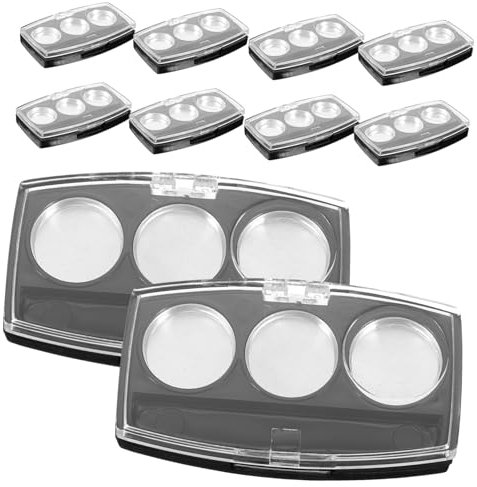Baluue Set Di Palette Di Ombretti Da 10 Pezzi Custodia Vuota Per Ombretti Fard Fondotinta