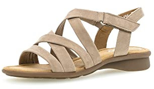 Gabor Damen Riemchensandalen, Frauen Sandalen,Sommersandalen,flach,Sommerschuhe,Freizeitschuhe,offene Schuhe,Strandschuhe,Silk,38.5 EU / 5.5 UK