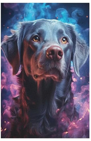 Dackel Holzpuzzle 1000 Teile Klassische Puzzles Erwachsene Kinder Puzzle DIY Kit Holzspielzeug Einzigartiges Geschenk Moderne Wohnkultur 78×53cm