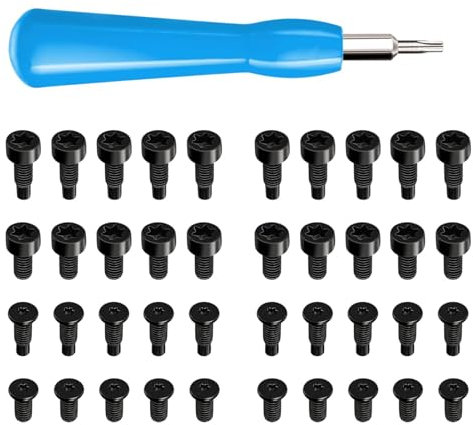 Türklingel-Schraubendreher mit 40 T 6 und T15 Schrauben, Doppelseitiger Torx-Schraubendreher, Sicherheits-Schraubendreher für Ring-Türklingel, Video-Türklingel(COLOR:Blau)