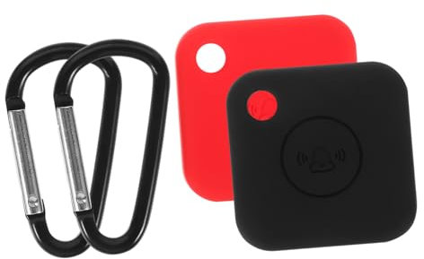 NUOBESTY 2 Stück Hülle Tracker Shell Tile Tracker Hüllen Tracker Case Cover Case Für Tile Mate Key Etui Zubehör Tags Tracker Cover Your Mini Cover Silica Gel Schwarz