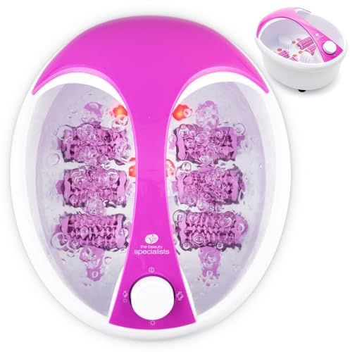 Rio Delux Foot Spa Bath Massager with HydroJets, Heat, Bubbles, Vibration, Aromatherapy Diffuser, 6 Rollers, Temperature Control, Infrared Relief, fits All Foot Sizes