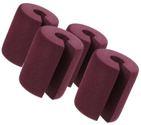 WRITWAA 4pcs Brown Nbr Anti-slam Door Stoppers for Protecting Hands and Fingers Childproof Door Pinch Guards in Homes and Schools