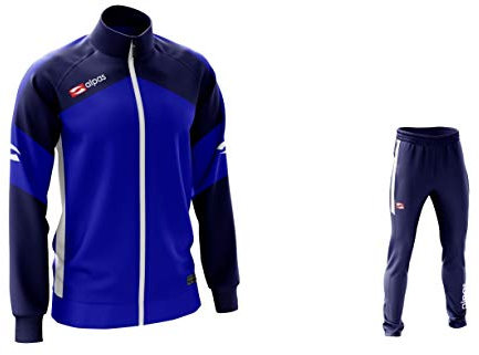 alpas Trainingsanzug in 5 Farben lieferbar- Kinder/Erwachsene Größen lieferbar - Modell Dynamic, Größe: L, Farbe: blau/Marine/w