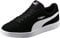 PUMA Unisex Puma Smash v2 Low-Top, Puma Black-Puma White-Puma Silver, 42.5 EU