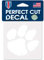 Wincraft Snack-Schale NCAA Clemson University Tigers Logo 10,2 x 10,2 cm Zoll Outdoor weiß Aufkleber