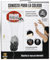 Mister Gadget MG3138 Panier à linge Panier de basket Patère de porte Fédération nationale de fringues sales Polypropylène Blanc et rouge H103 x 40 x 32 cm