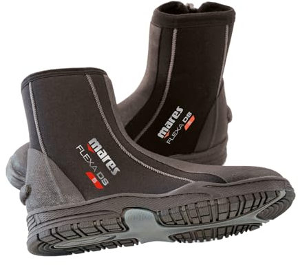 Mares Unisex-Erwachsene Flexa Tauchstiefel, schwarz, 12