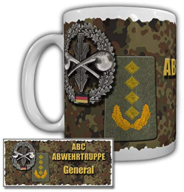 Tasse ABC Abwehrtruppe General Schlachtruf Nebel Ahoi Retorten Bundeswehr #29367