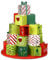 SPIELWERK® Wiederverwendbarer Adventskalender Geschenkeberg XL Zum Befüllen 24 Große Türchen Weihnachten Kinder DIY Weihnachtliche Holz Dekoration