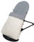 Funda y Saco Compatible con Hamaca Compatible con BabyBjörn Balance Soft - Sustituye tapicería Original - Lino&Vichy - Negro - Altura de Tapa Regulable –Hecho en España - Nenel
